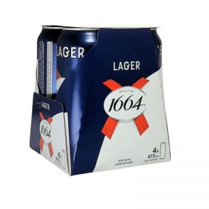 Kronenbourg 1664 Lager 4x473ml Can